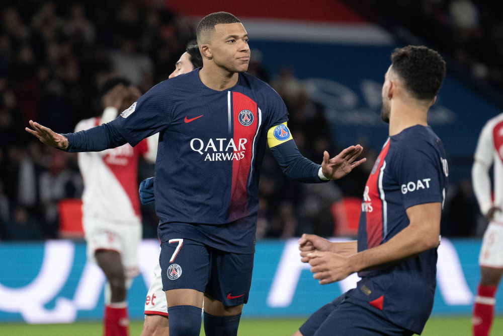 摩纳哥连胜巴黎圣日耳曼,总比分胜出 摩纳哥连胜巴黎圣日耳曼,总比分胜出